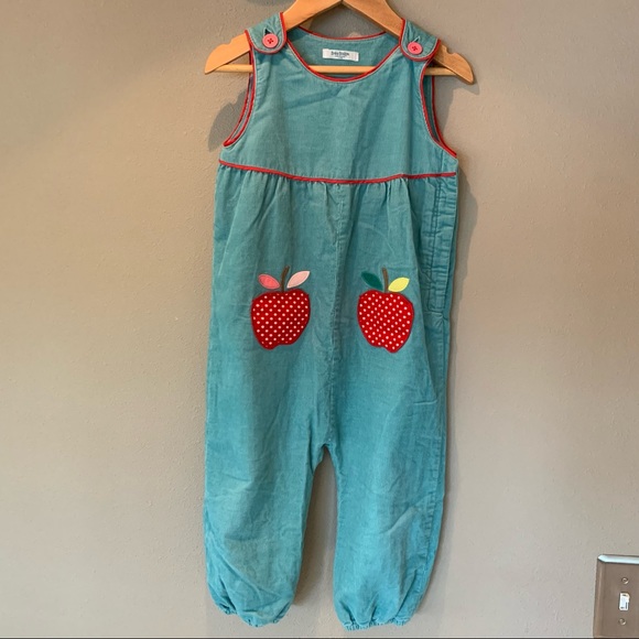 Mini Boden Other - Mini Boden // Toddler Girl Corduroy Overalls with Apple Pockets - 2-3 Years